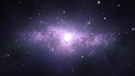 flying through orion space nebula and stars night sky traveling through star fields particle in