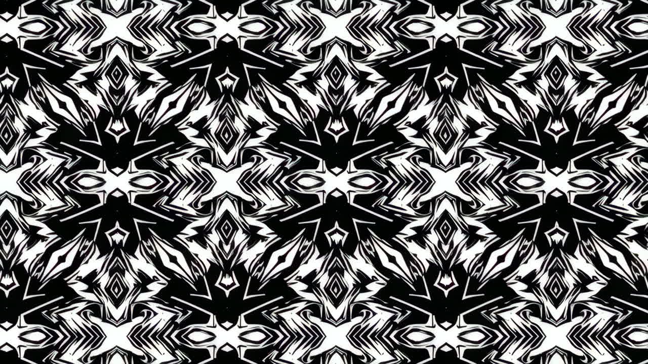 un patrón geométrico en blanco y negro