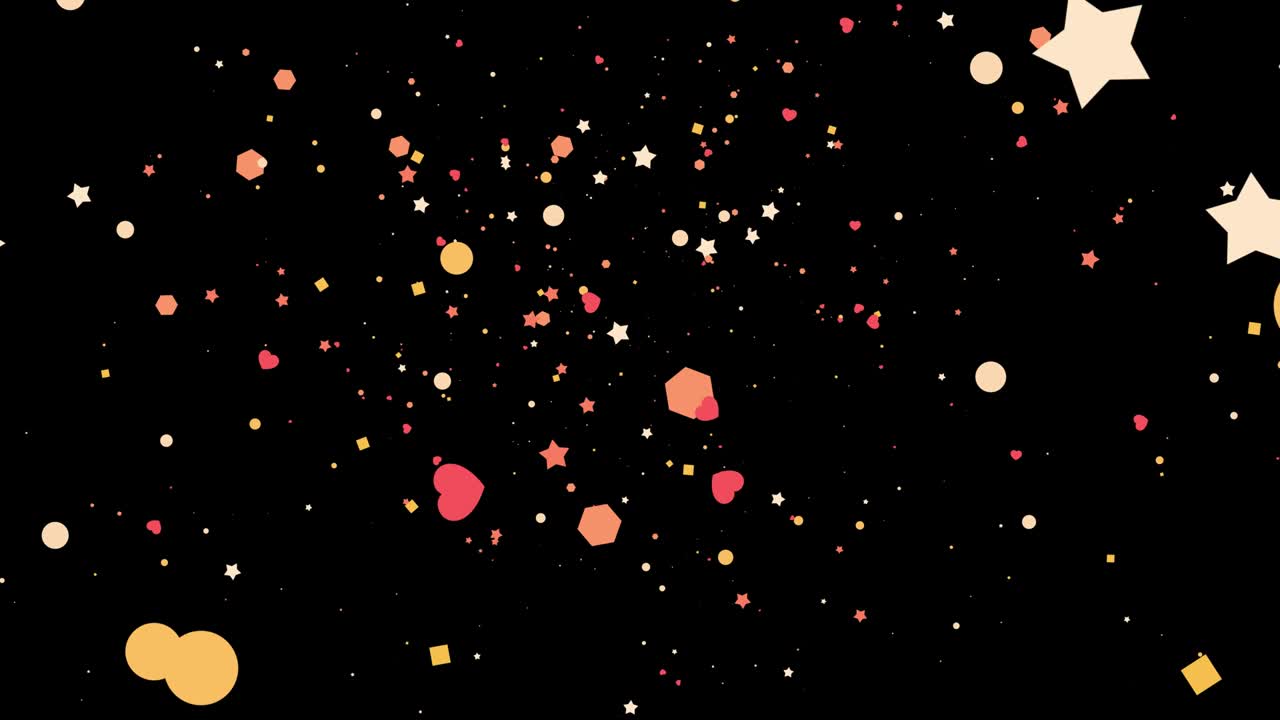 입자 팝 추상 효과 배경