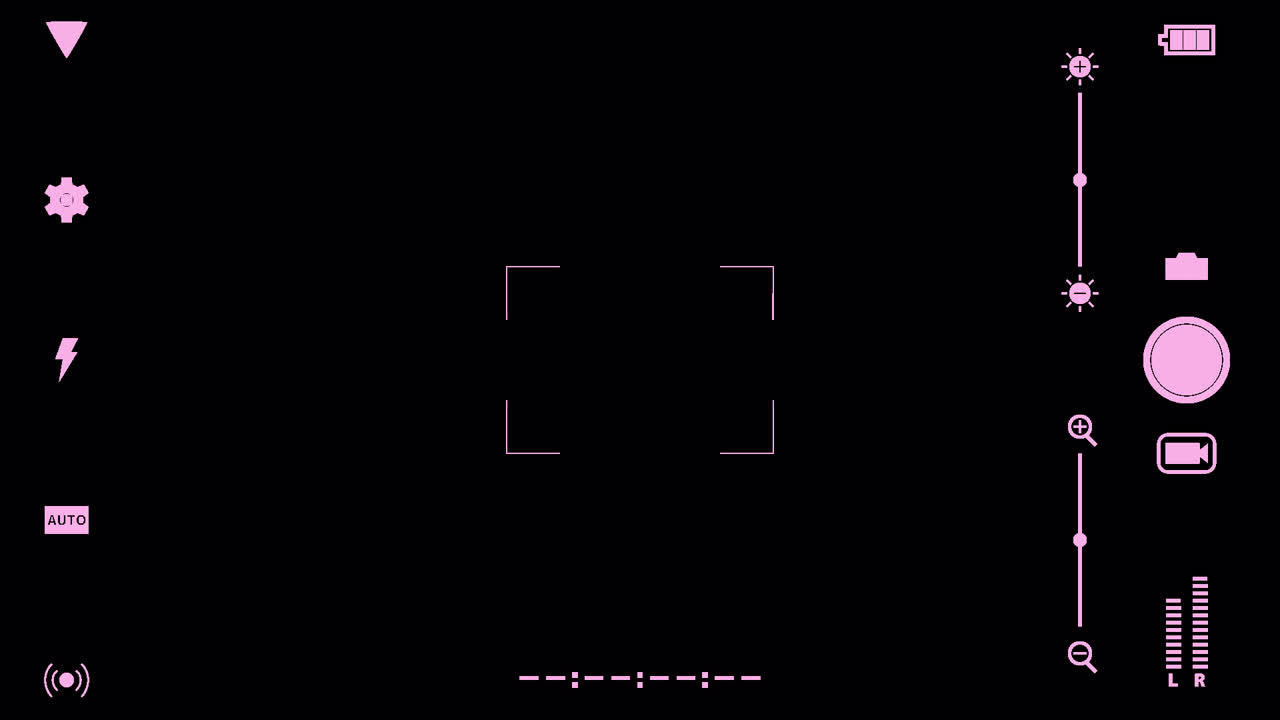 전화 카메라 애니메이션 오버레이 1080p - 30fps - 알파 채널 (5)