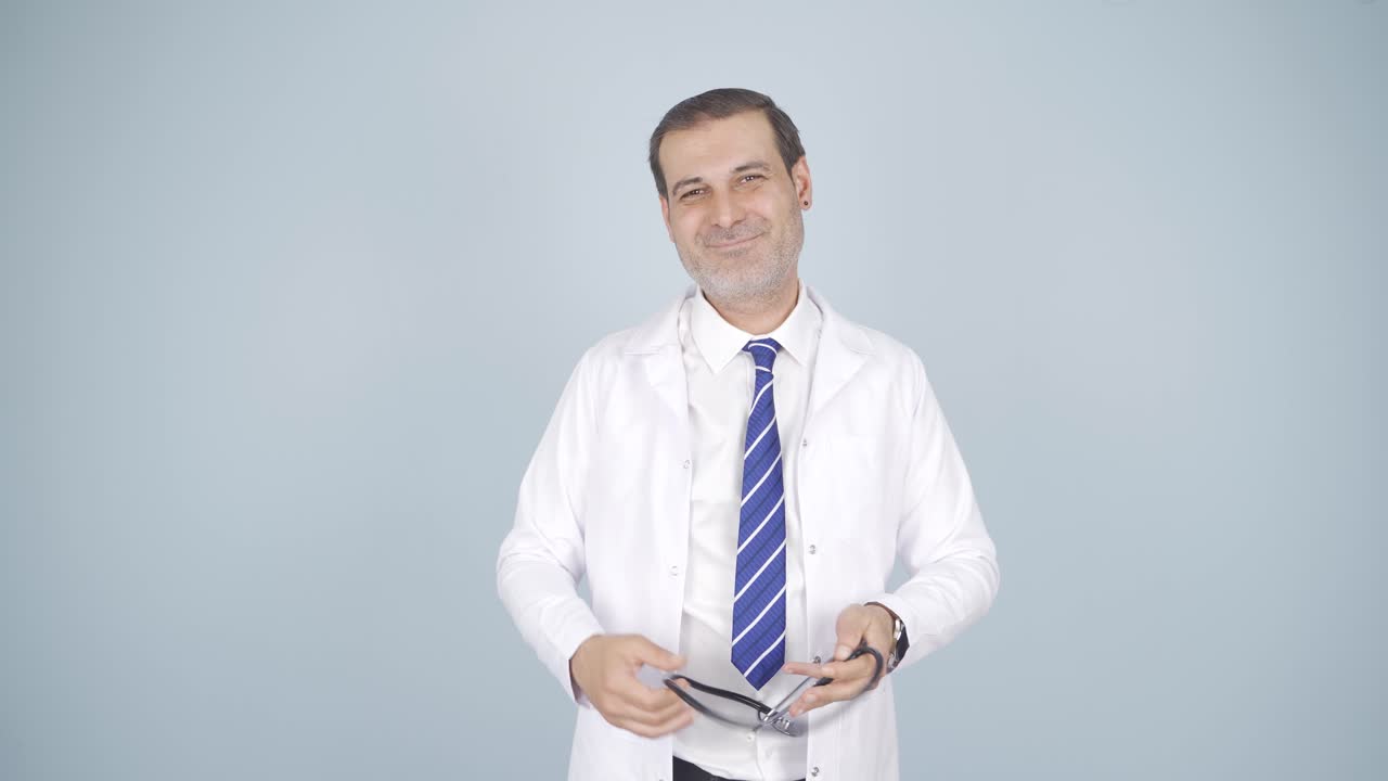 Doctor and doctor's coat.