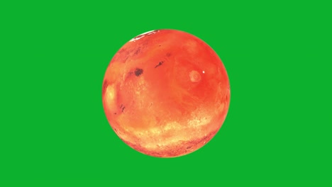 4k planeta marte alta calidad - planeta marte en órbita con estrellas en el fondo alta calidad 4k - marte en fondo negro - el planeta marte que gira sobre su eje fijo y se acerca - marte planeta rojo - clave de croma