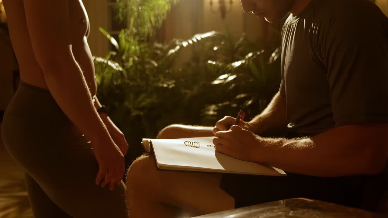 Artist sketching a live model during a figure drawing session