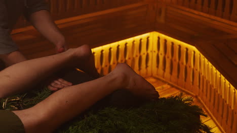 traditional sauna massage