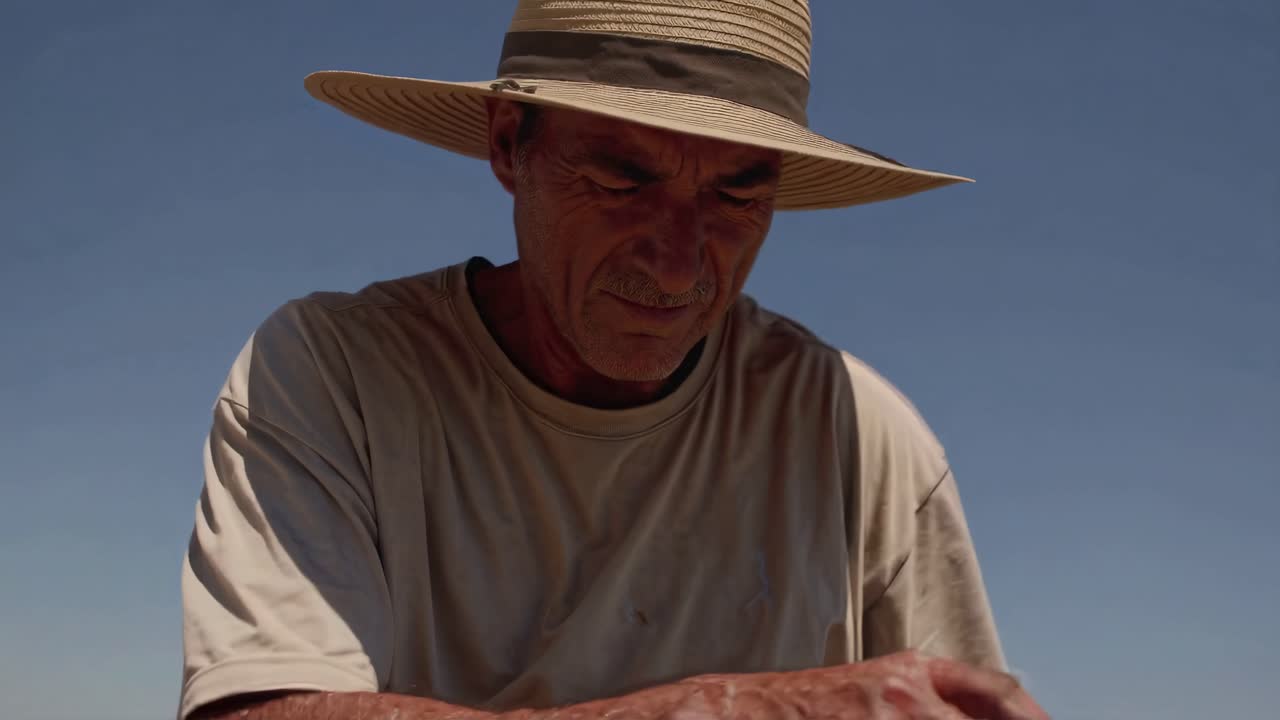 Elderly Farmer in the Field