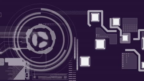 Animation-of-data-processing-and-scope-scanning-over-network-of-connections