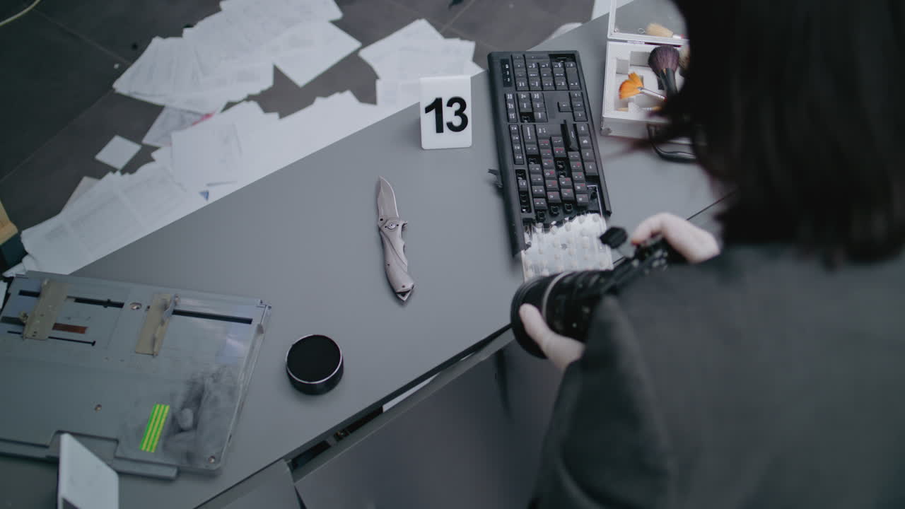 fotografía de la escena del crimen