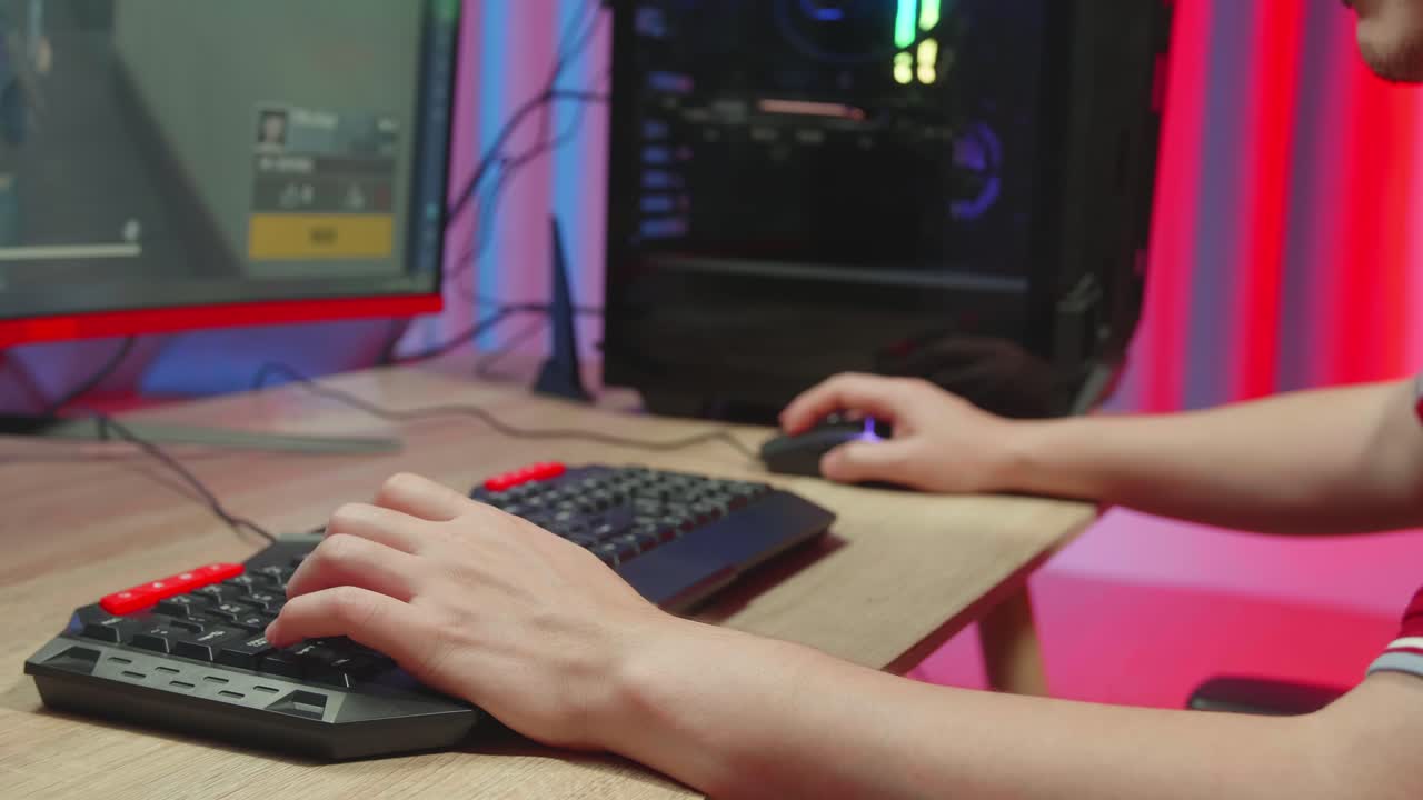 Hands Of Gamer Man Playing Survival Shooter Games