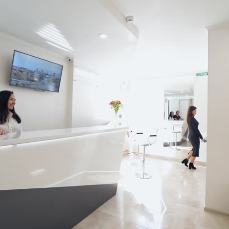 dental clinic reception