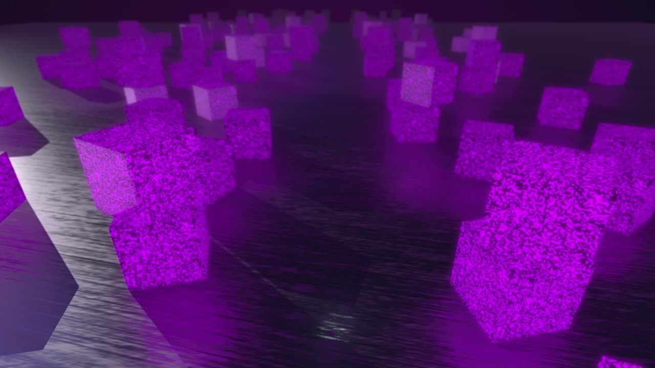 фиолетовые коробки с петлями