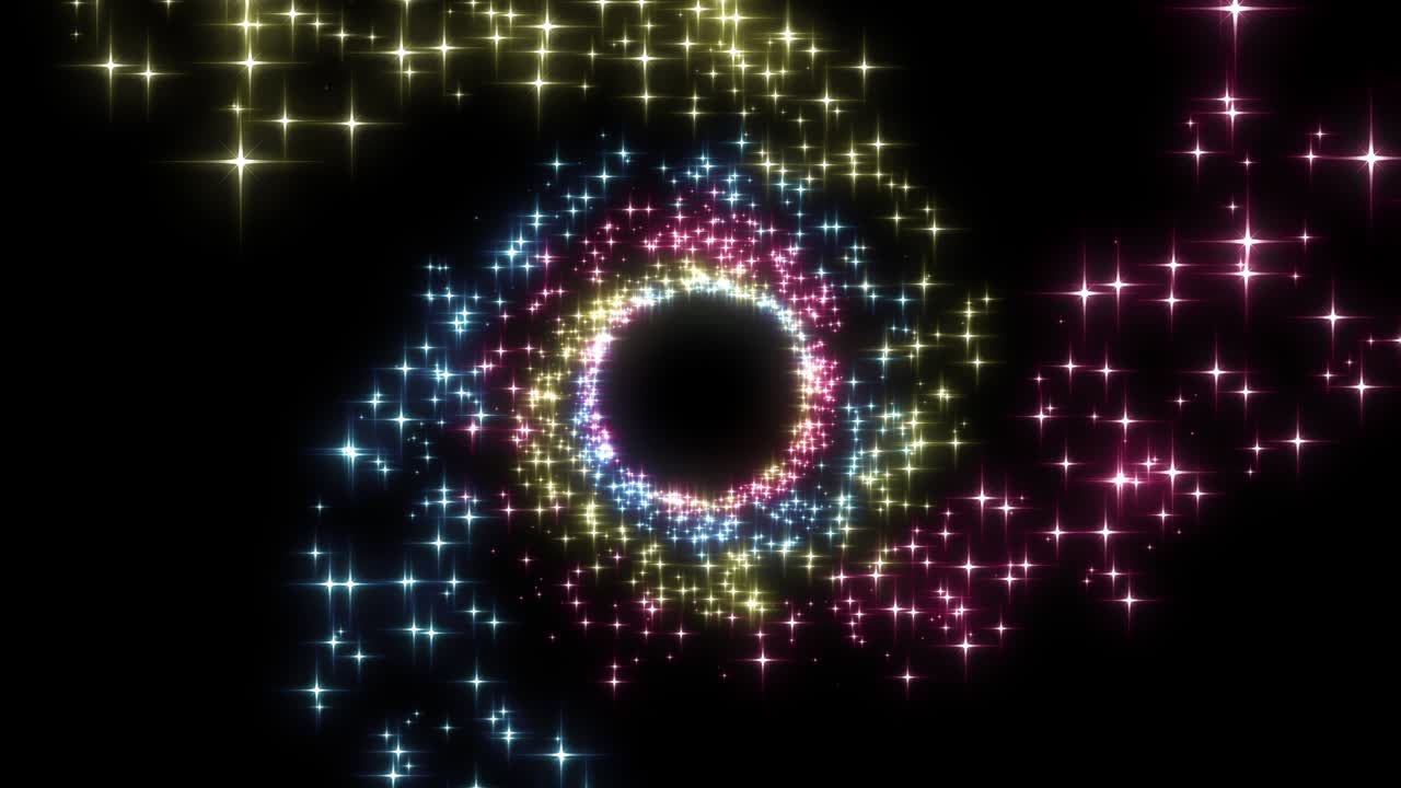 나선형 별 배경 [루프]