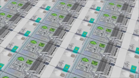20.000-Billetes-De-Tenge-Kazajo-Impresos-Por-Una-Prensa-Monetaria