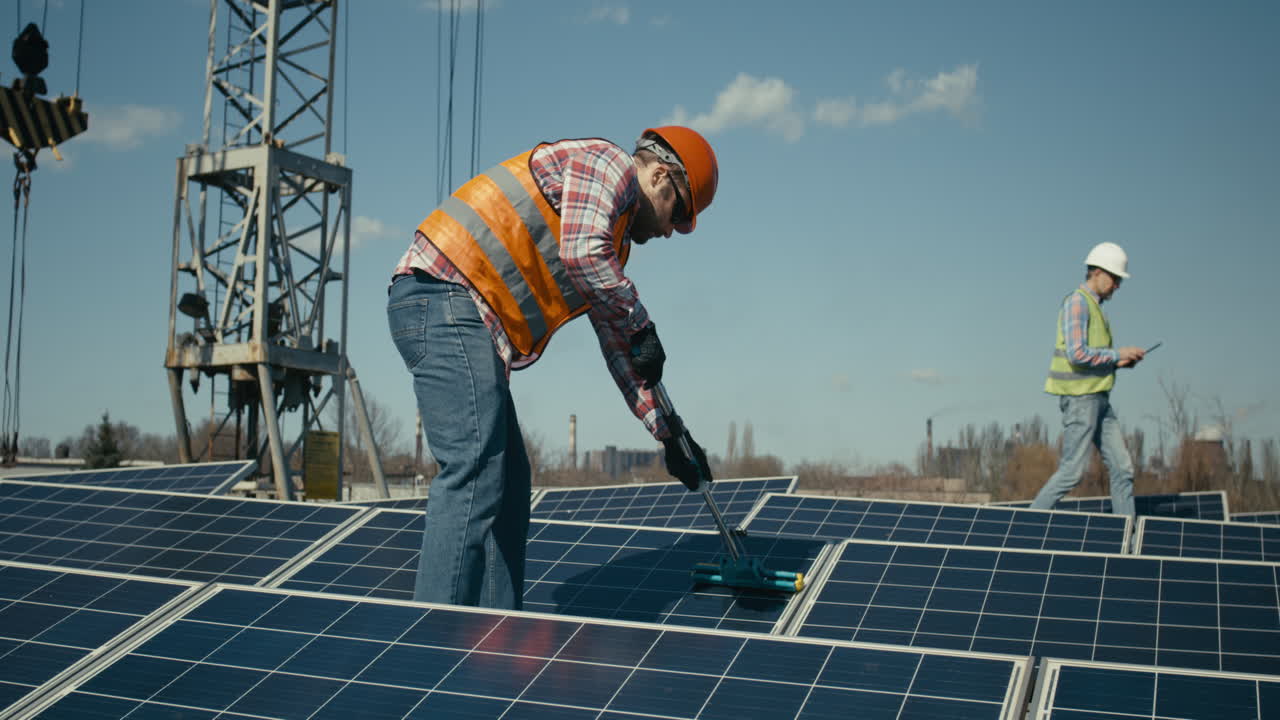 mantenimiento de los paneles solares