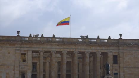 national capitol colombia bogotá colombian flag congress building landmark