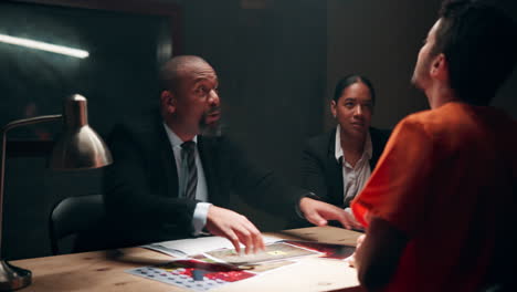 interrogation scene