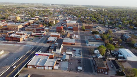 North-Platte,-Nebraska,-downtown-and-surrounding-town