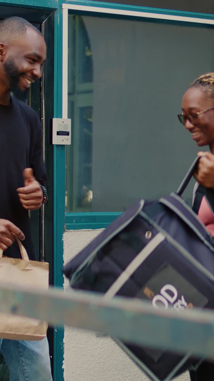 Food delivery transaction