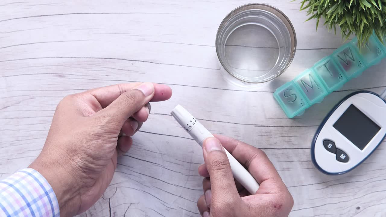 Procedura per il test della glicemia