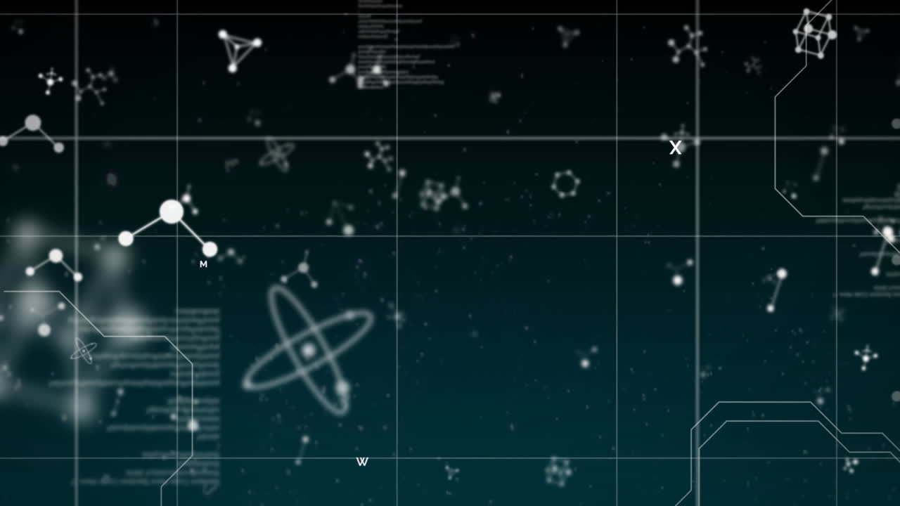 분자의 애니메이션과 데이터 처리