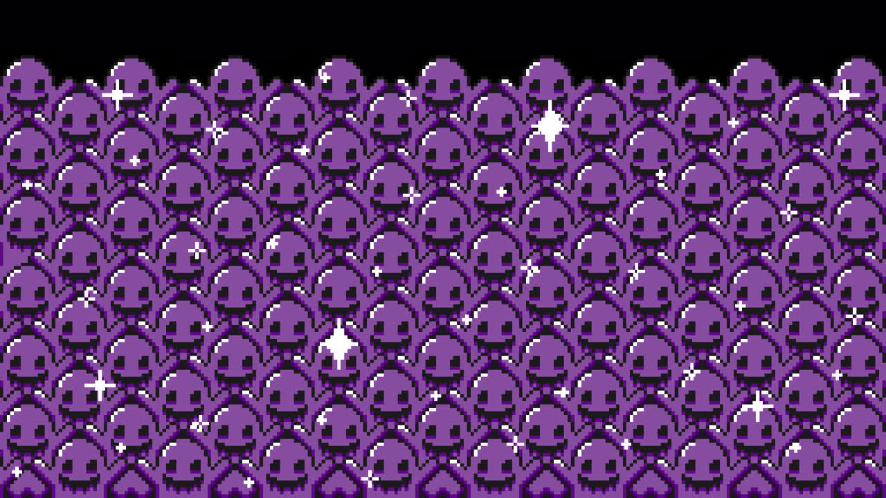 Pixel Halloween ghost Transitions. 1080p - 30 fps - Alpha Channel (8)