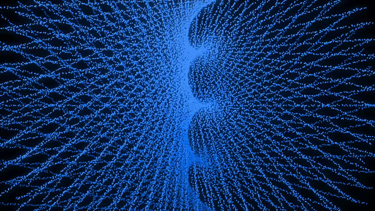 Blue color Dot Shape Pattern animation motion graphics