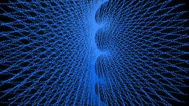 Blue color Dot Shape Pattern animation motion graphics