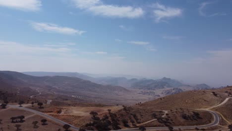 flying through trees revealing the amazing landscape of jordan