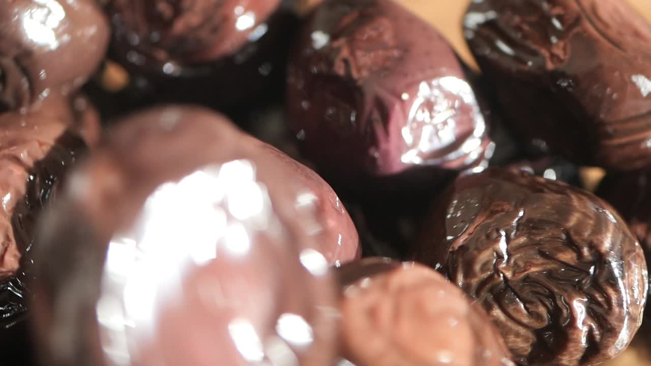 Close-up of Black Olives