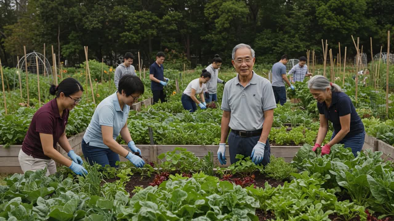 Community Gardening Effort: Cultivating Fresh Produce and Building Connections Among Gardeners in a Local Urban Farm