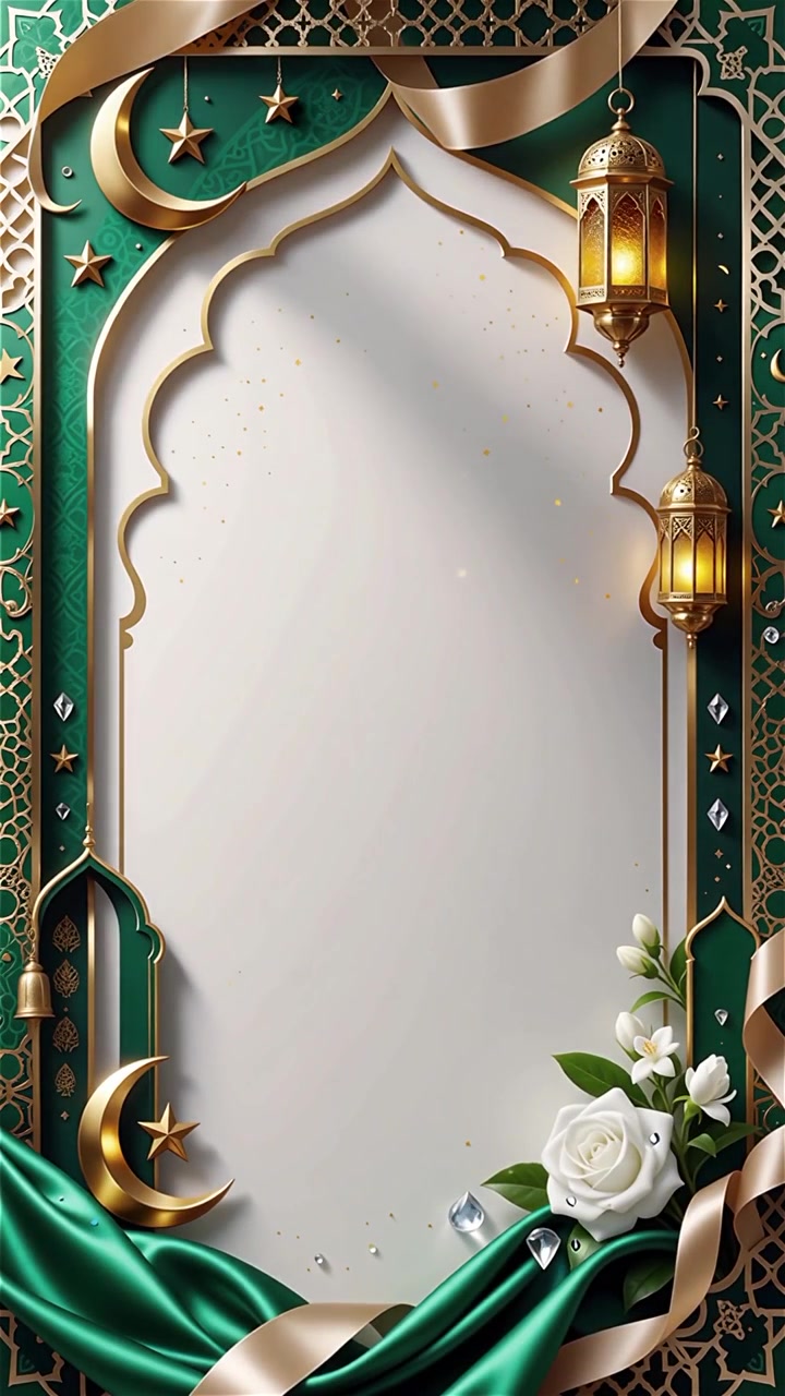 Compleanno del Profeta Maometto Mawlid al-Nabi Sfondo Islamico