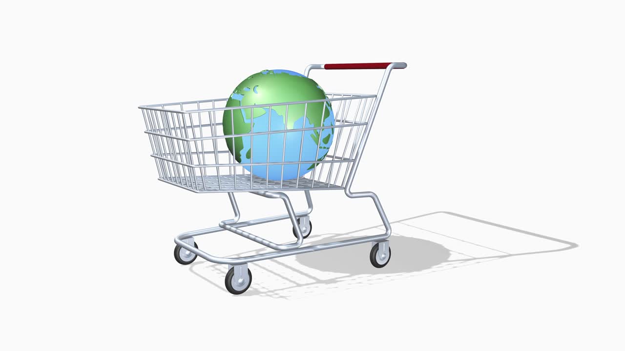 la idea de animar la venta del símbolo de la tierra.