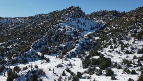 snowy mountain landscape