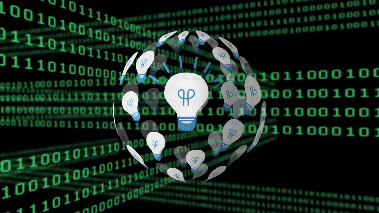 Light bulbs and binary codes