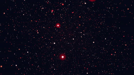 galaxia oscura profunda con polvo volador y estrellas