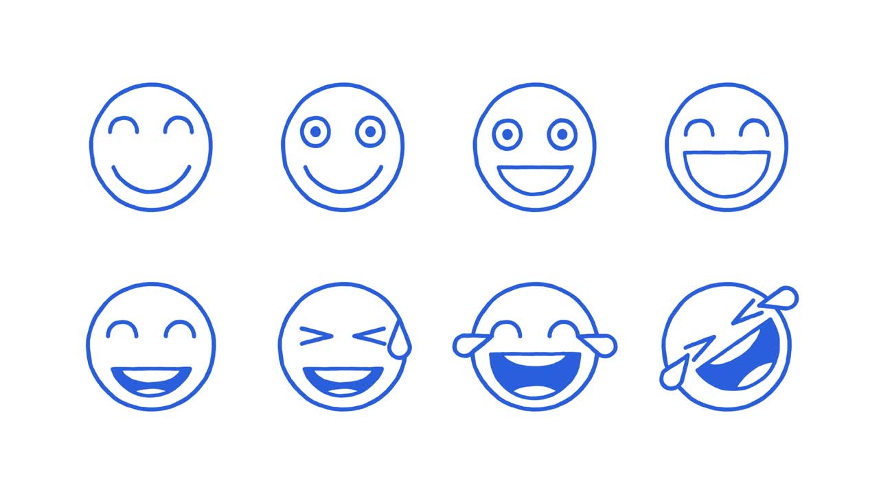 에모티콘, 스티커, 미소, 웃음, 투명한 배경