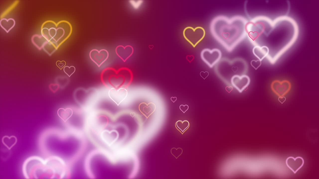 el fondo de las partículas del tema de feliz valentín