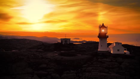 Leuchtturm-An-Der-Küste.-Der-Leuchtturm-Lindesnes-Ist-Ein-Küstenleuchtturm-An-Der-Südlichsten-Spitze-Norwegens.