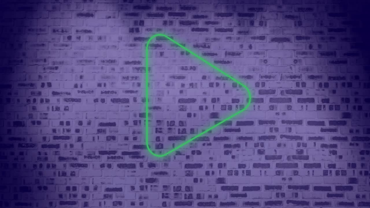 Arrow neon sign on brick wall 4k