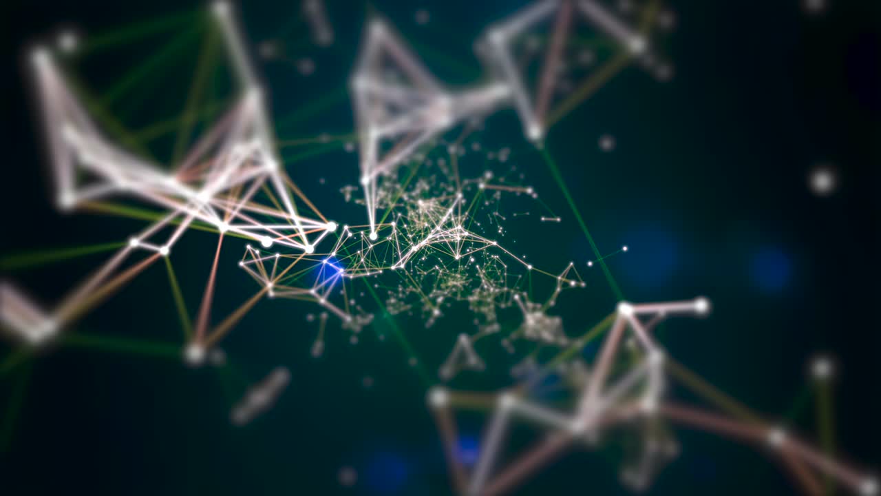 Blue backgrounds with white plexus particles.