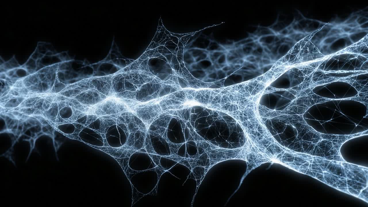 Translucent Web of Intricate Patterns: A Visualization of Ethereal Structures and Their Captivating Complexity - The Dual Frames of a Hauntingly Beautiful Design