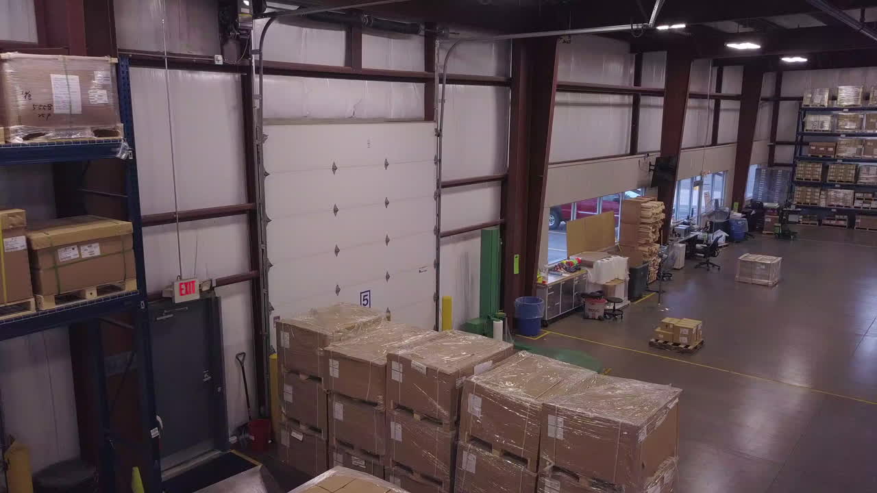 Inside a Busy Warehouse