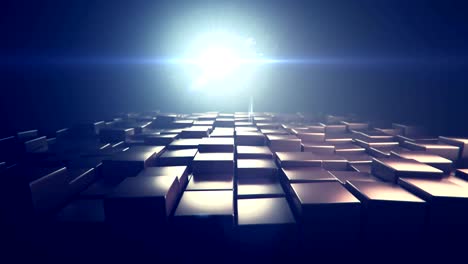 el fondo cúbico abstracto de 4k.
