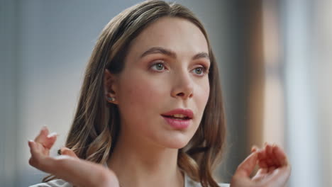 Beautiful woman showing skin care routine