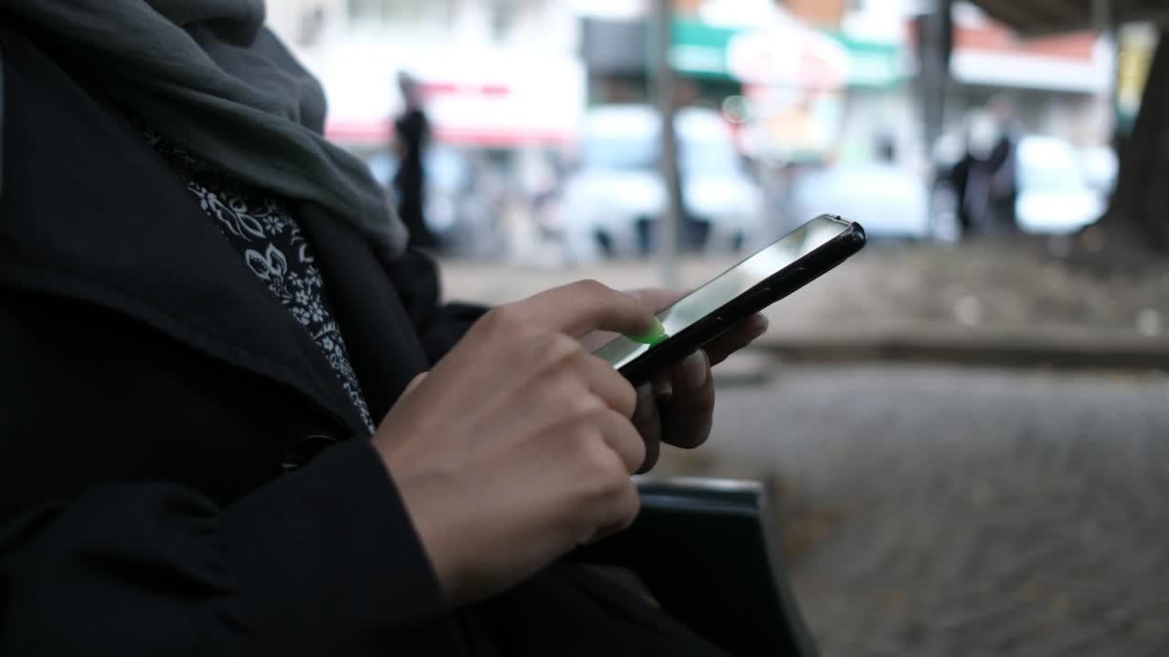 con el teléfono inteligente