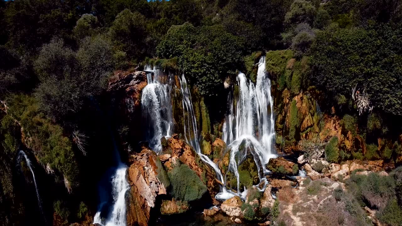 View of Kravica waterfall, Bosnia and Herzegovina.