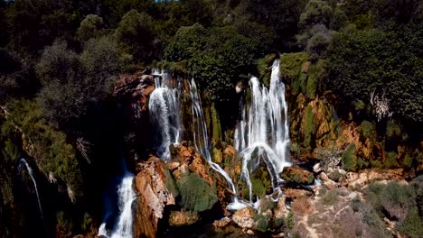 view of kravica waterfall, bosnia and herzegovina.