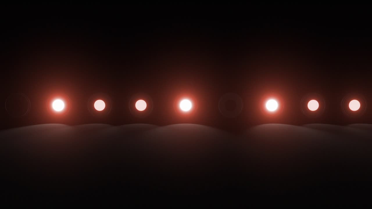 Row of Stage Lights