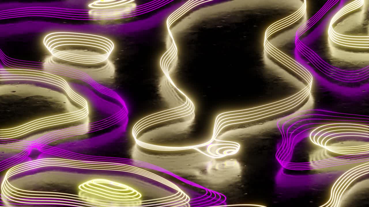 fondo abstracto de líneas de neón