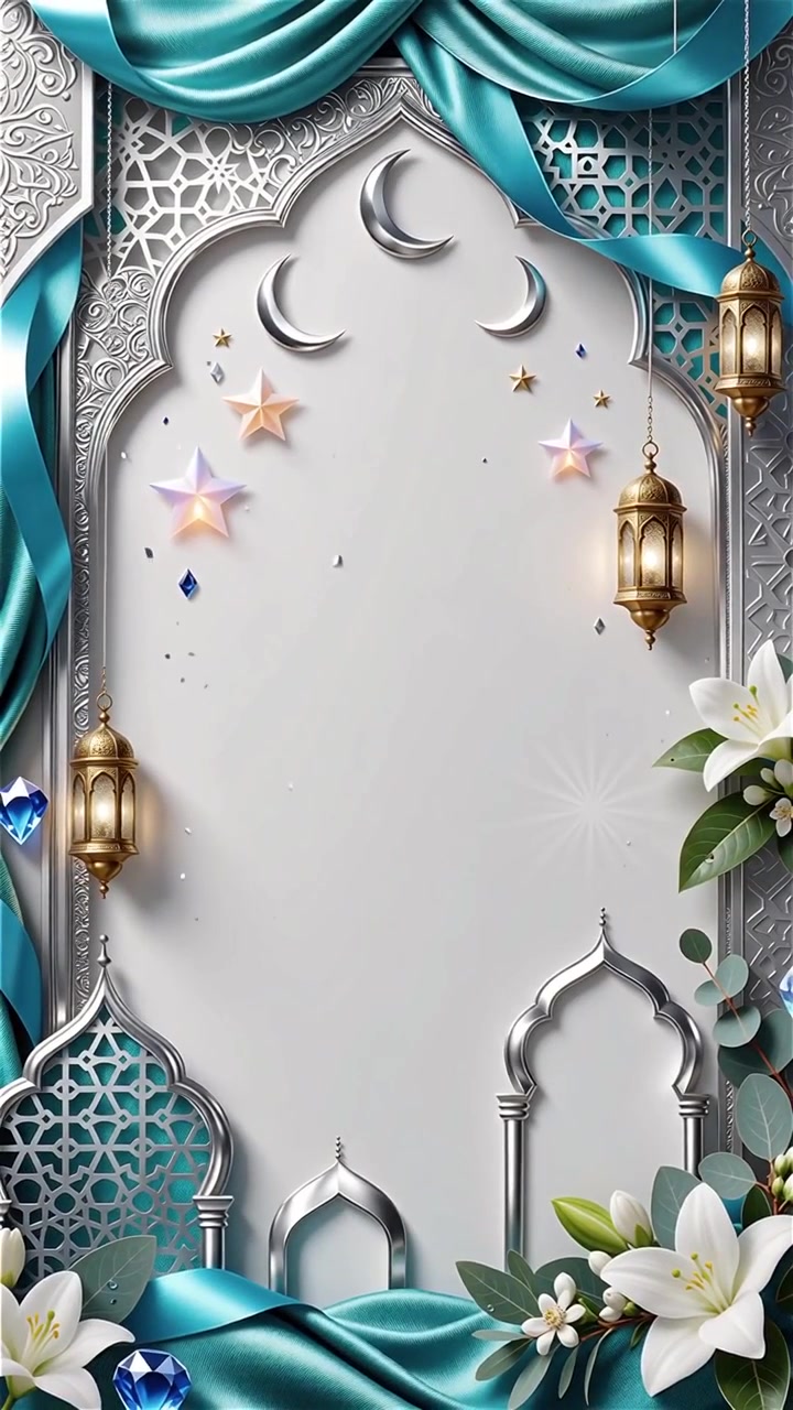Compleanno del Profeta Maometto Mawlid al-Nabi Sfondo Islamico