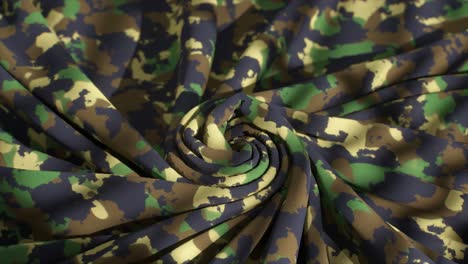 close-up of a camouflage fabric